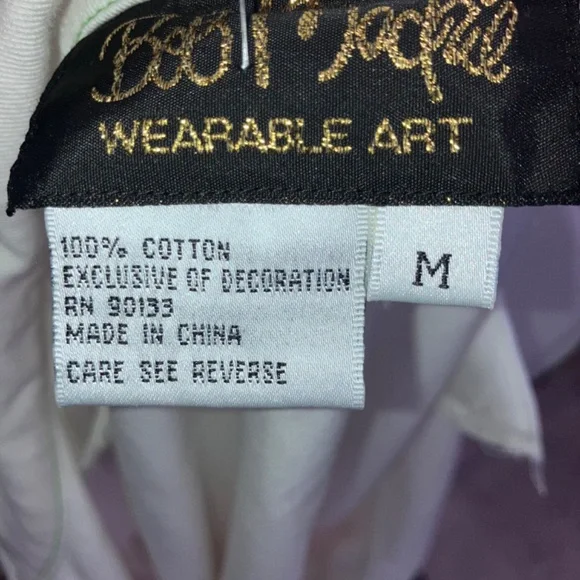 Bob Mackey White denim embroidered jacket - Picture 12 of 12